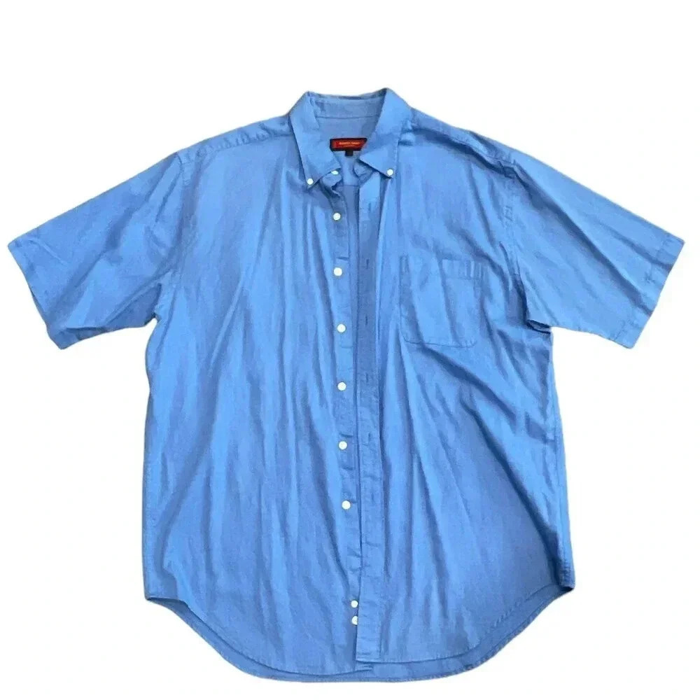 Austin Reed London Blue Button Down Shirt XL